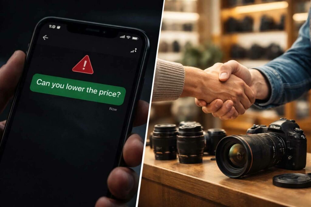 台中相機店安全交易 Nikon 收購 / Safe Nikon camera transaction at Taichung camera store.